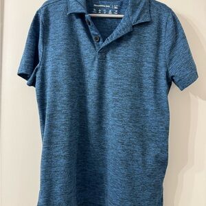 Abercrombie Kids Heathered Blue Polo Shirt